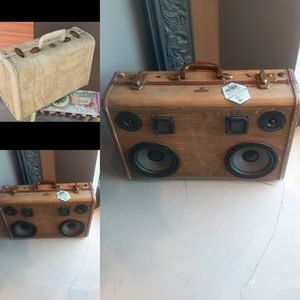 COPY - Vtg Tan Samsonite Train Makeup Case doll Tote bag